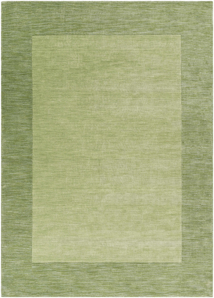 Peyton Green Modern Style Hand Loom Wool Area Rug