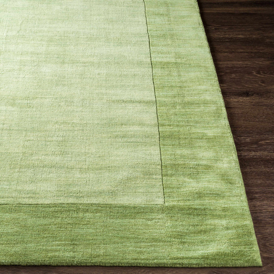 Peyton Green Modern Style Hand Loom Wool Area Rug