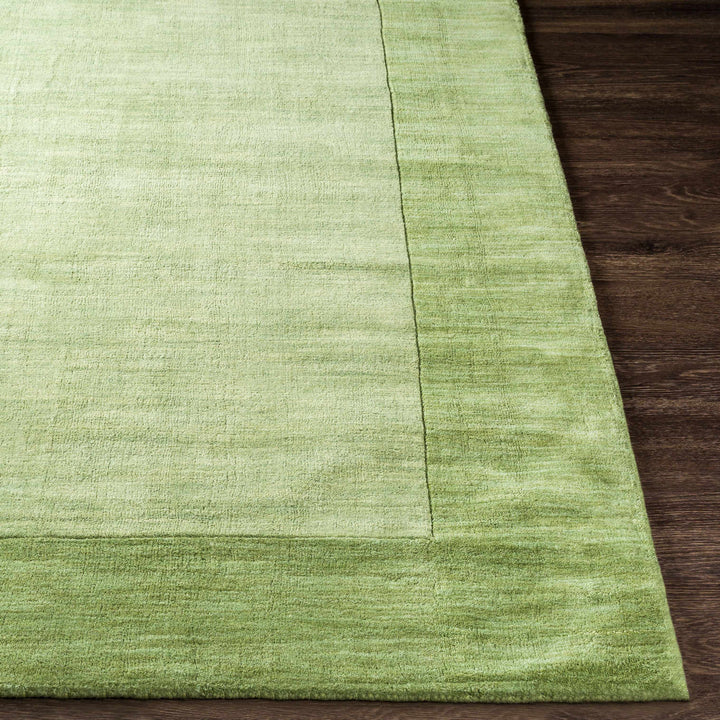 Peyton Green Modern Style Hand Loom Wool Area Rug