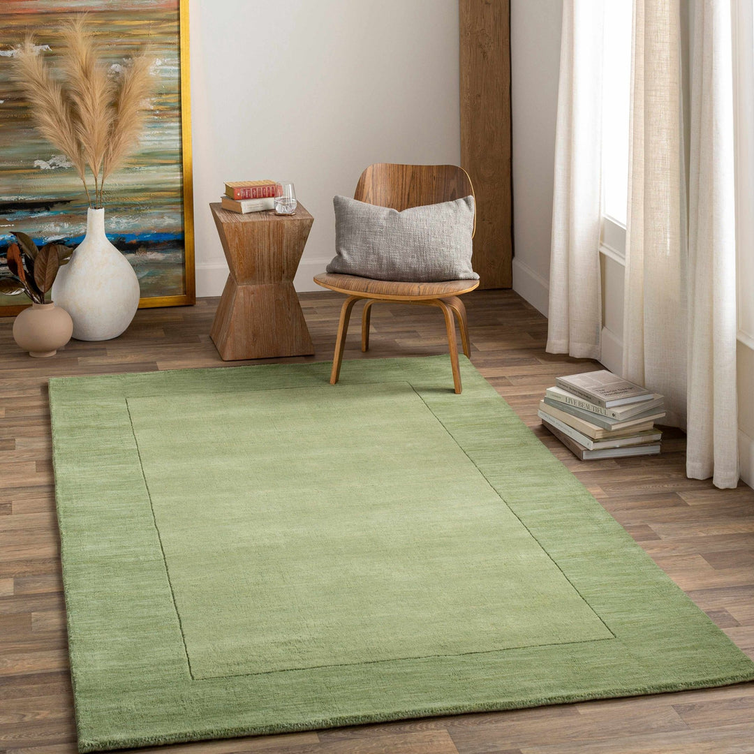 Peyton Green Modern Style Hand Loom Wool Area Rug - The Rug Decor
