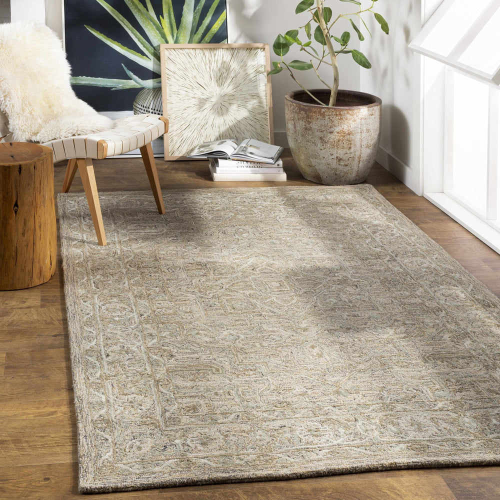 Pharr Traditional Hand-Tufted Wool & Viscose Area Rug - The Rug Decor