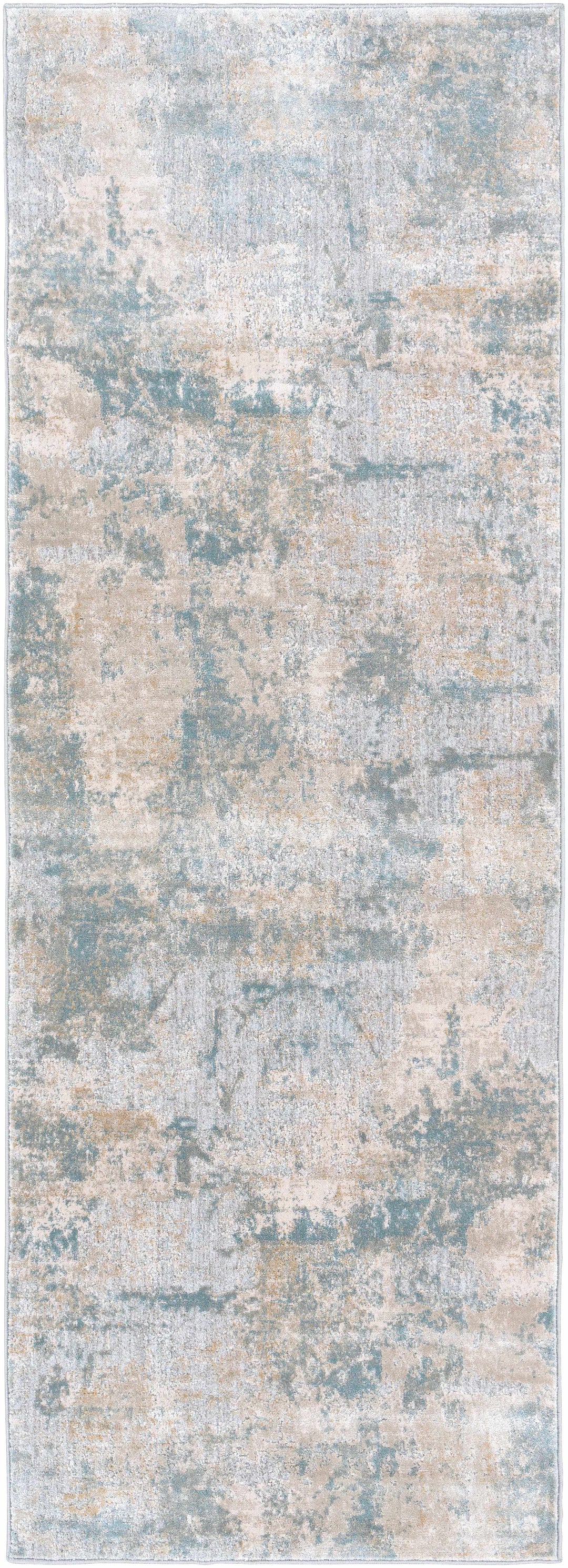 Pialba Modern Abstract Design Gray And Ivory Area Rug
