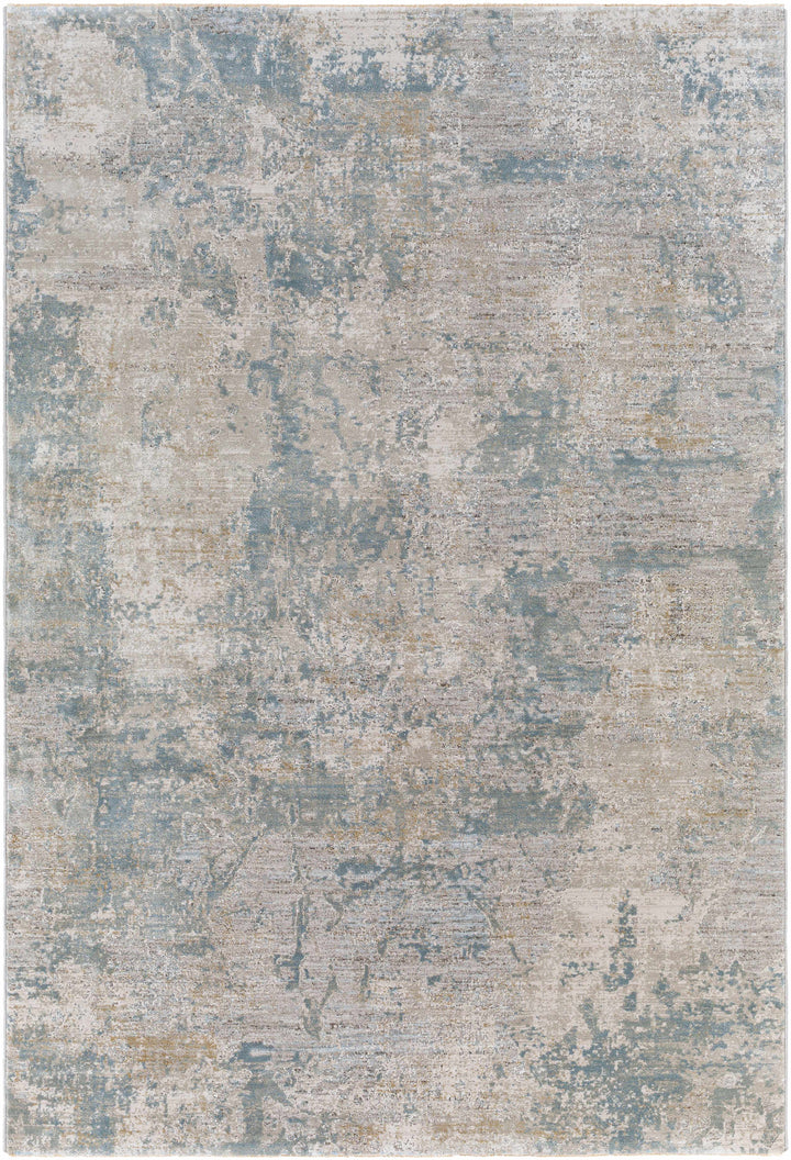 Pialba Modern Abstract Design Gray And Ivory Area Rug