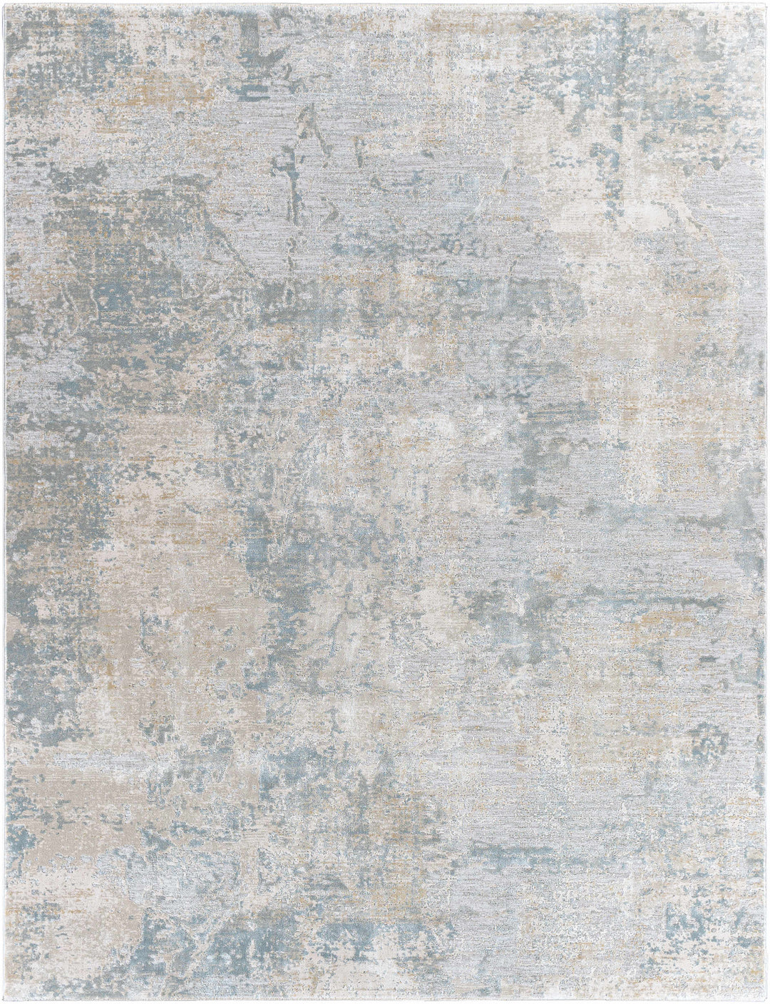 Pialba Modern Abstract Design Gray And Ivory Area Rug