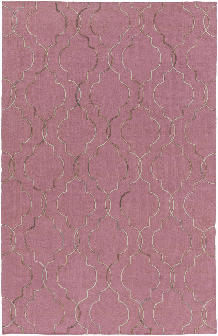 Pickrell Modern Style Pink Hand Woven Area Rug