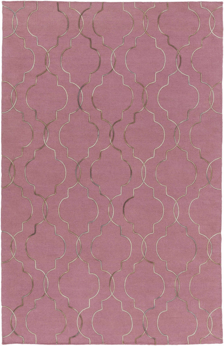 Pickrell Modern Style Pink Hand Woven Area Rug - The Rug Decor
