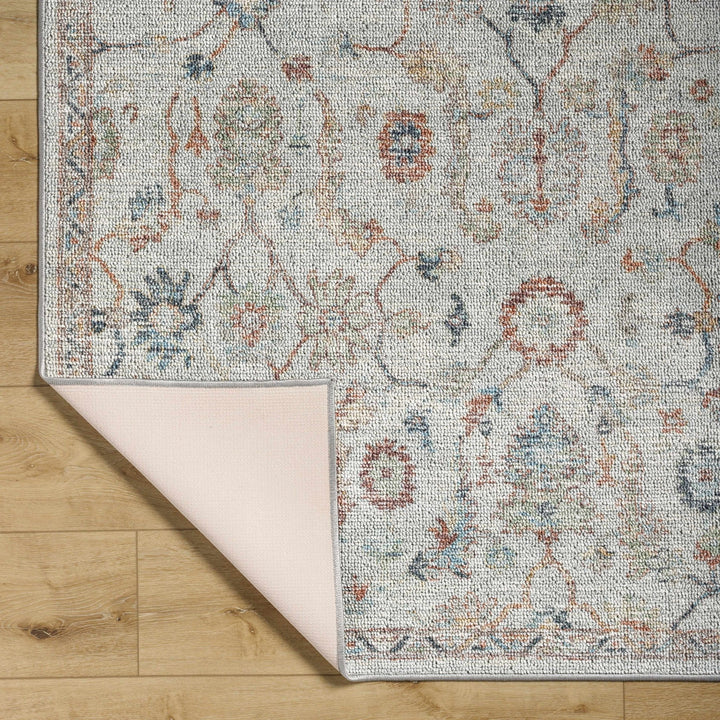 Piera Traditional Style Ivory Washable Area Rug - The Rug Decor