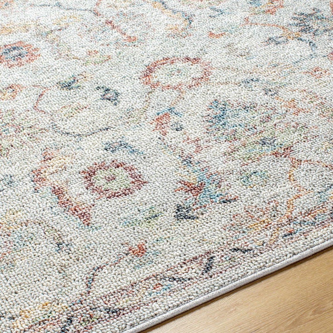 Piera Traditional Style Ivory Washable Area Rug - The Rug Decor