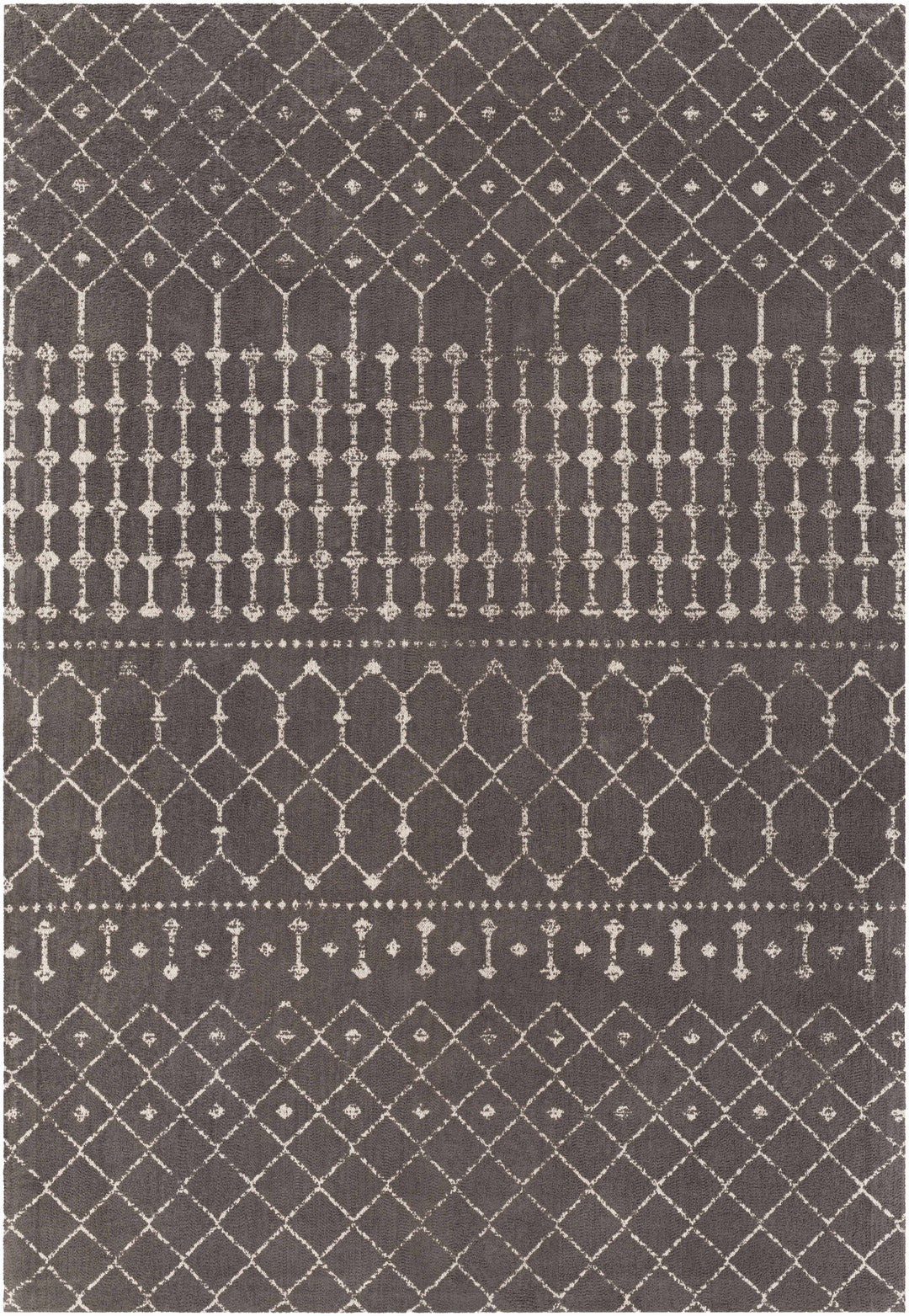 Pilning Taupe Modern Geometrical Design Hand Woven Area Rug