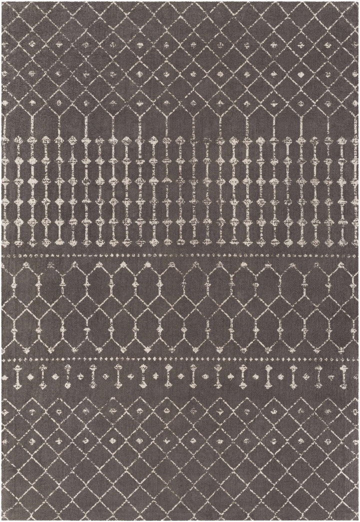 Pilning Taupe Modern Geometrical Design Hand Woven Area Rug - The Rug Decor
