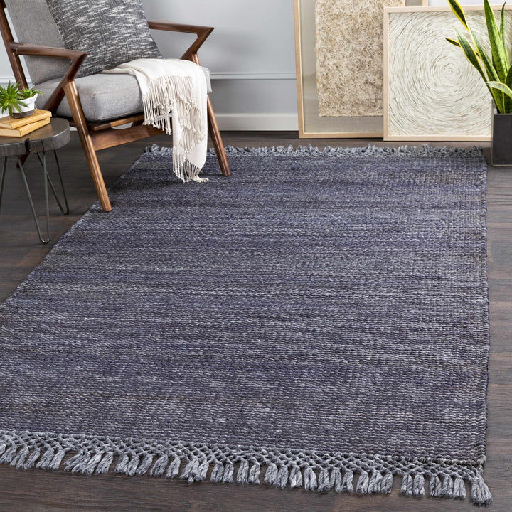 Pima Modern Style Blue Hand Woven Area Rug