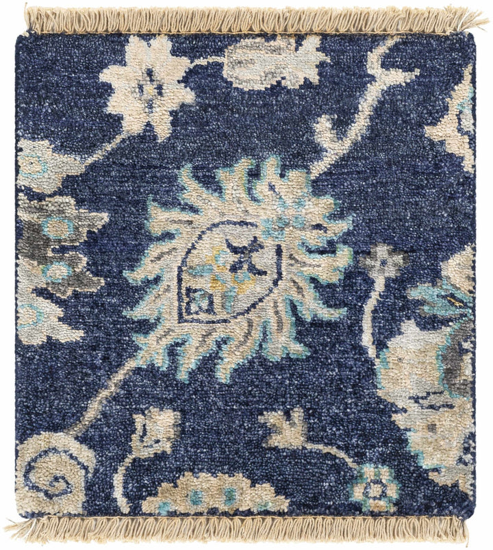 Pinetop Traditional Blue And Beige Hand Knotted Area Rug - The Rug Decor