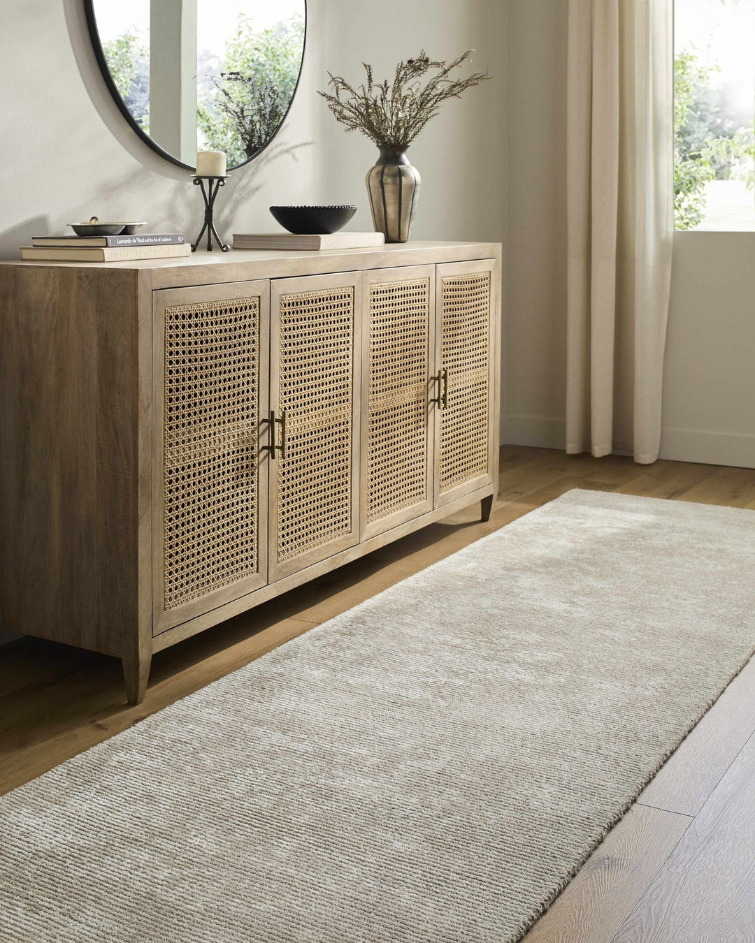 Pirro Beige Modern Style Hand Tufted Wool Area Rug - The Rug Decor