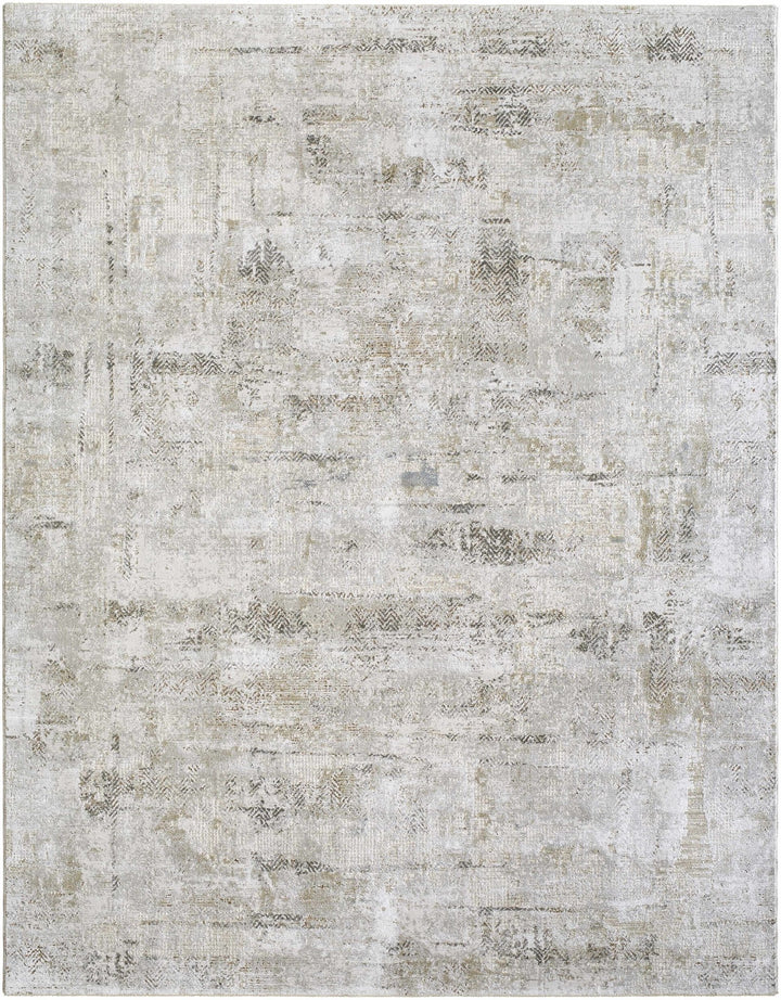 Pixie Modern Abstract Design Ivory And Gray Area Rug - The Rug Decor