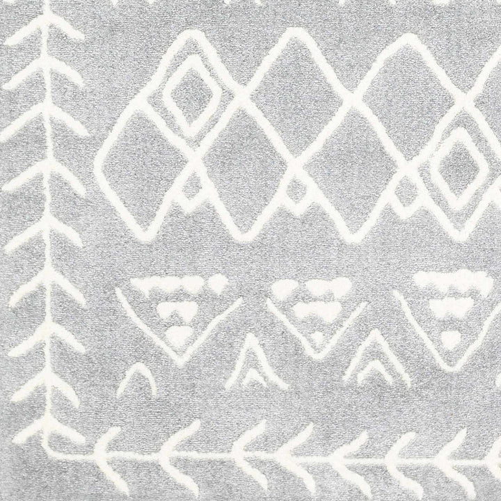 Plumsteadville Modern Style Gray And Ivory Area Rug
