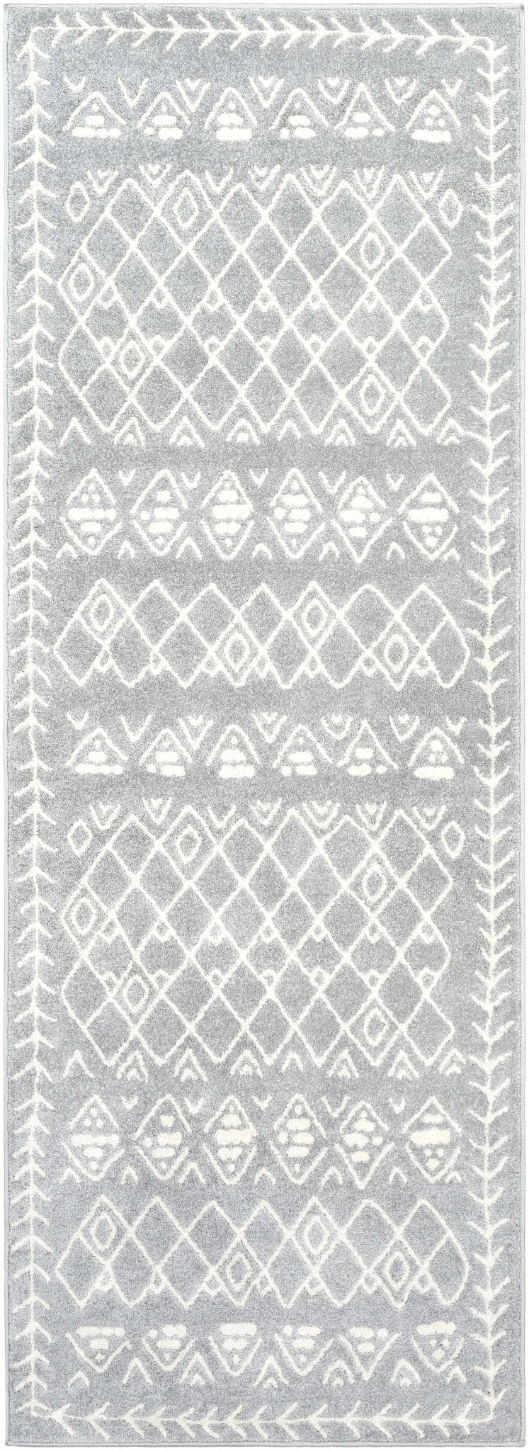 Plumsteadville Modern Style Gray And Ivory Area Rug - The Rug Decor