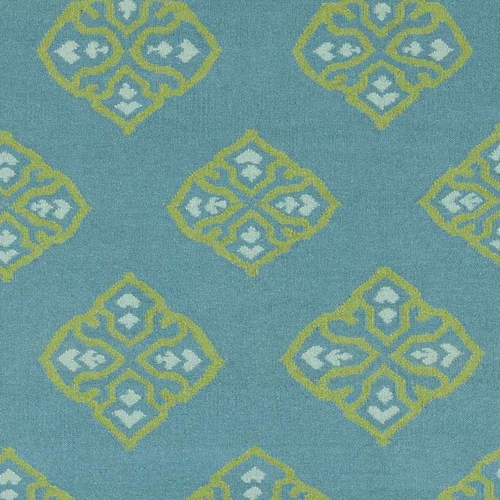 Poestenkill Blue Contemporary Style Hand Woven Wool Area Rug