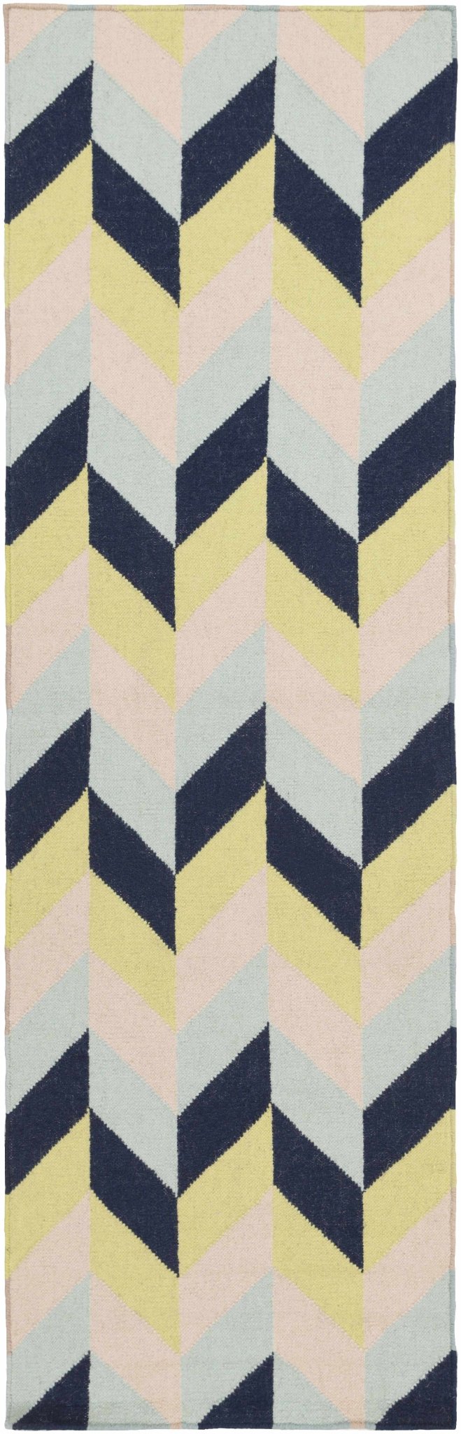 Pojoaque Multicolor Modern Style Hand Woven Wool Area Rug - The Rug Decor
