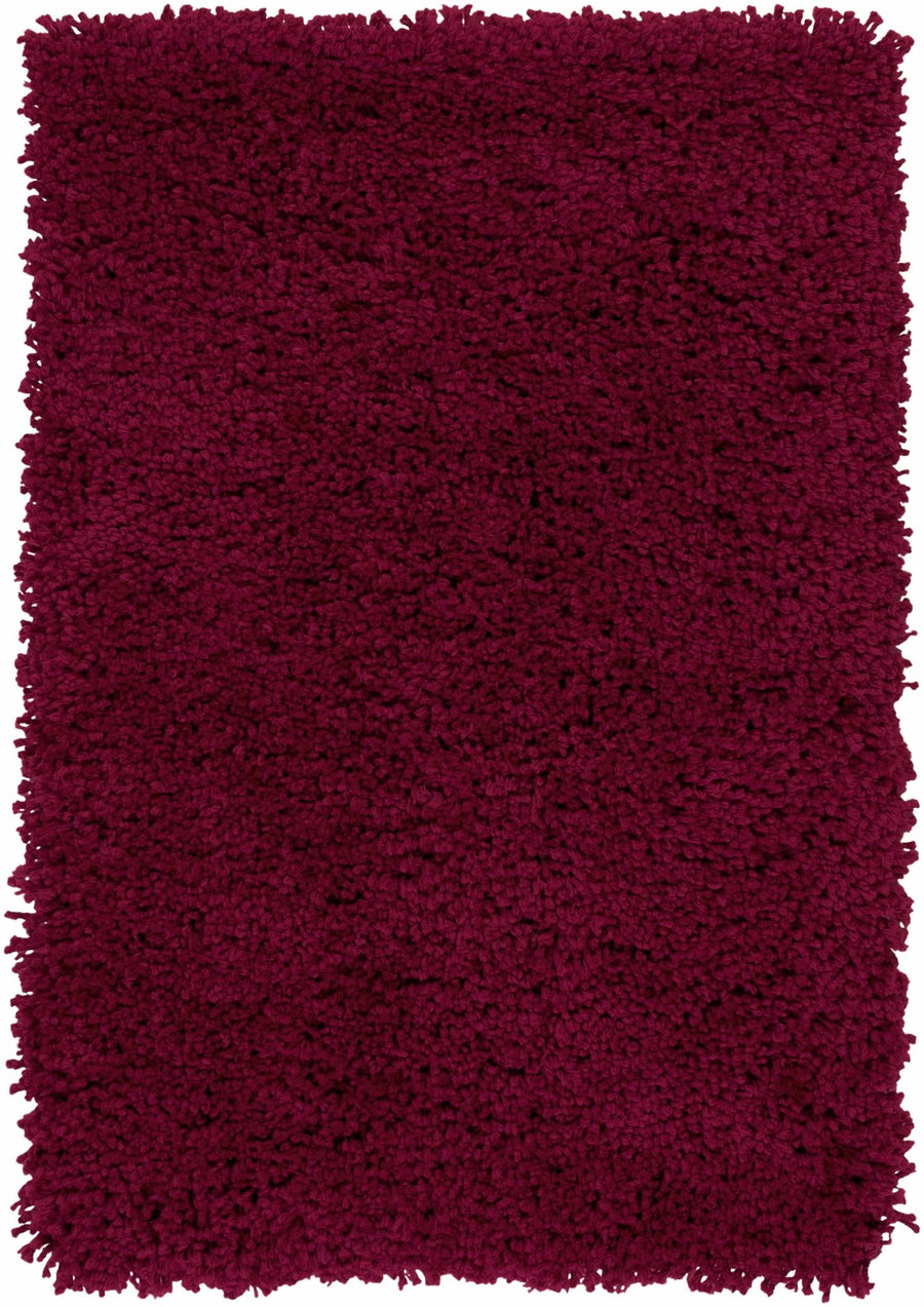 Porter Modern Solid Maroon Area Rug - The Rug Decor