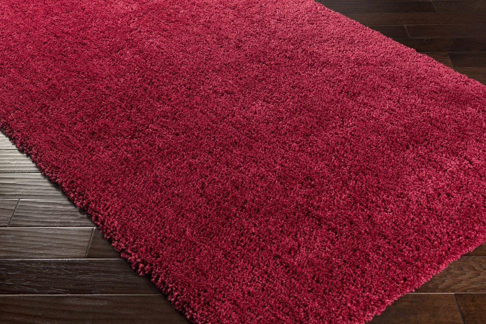 Porter Modern Solid Maroon Area Rug - The Rug Decor