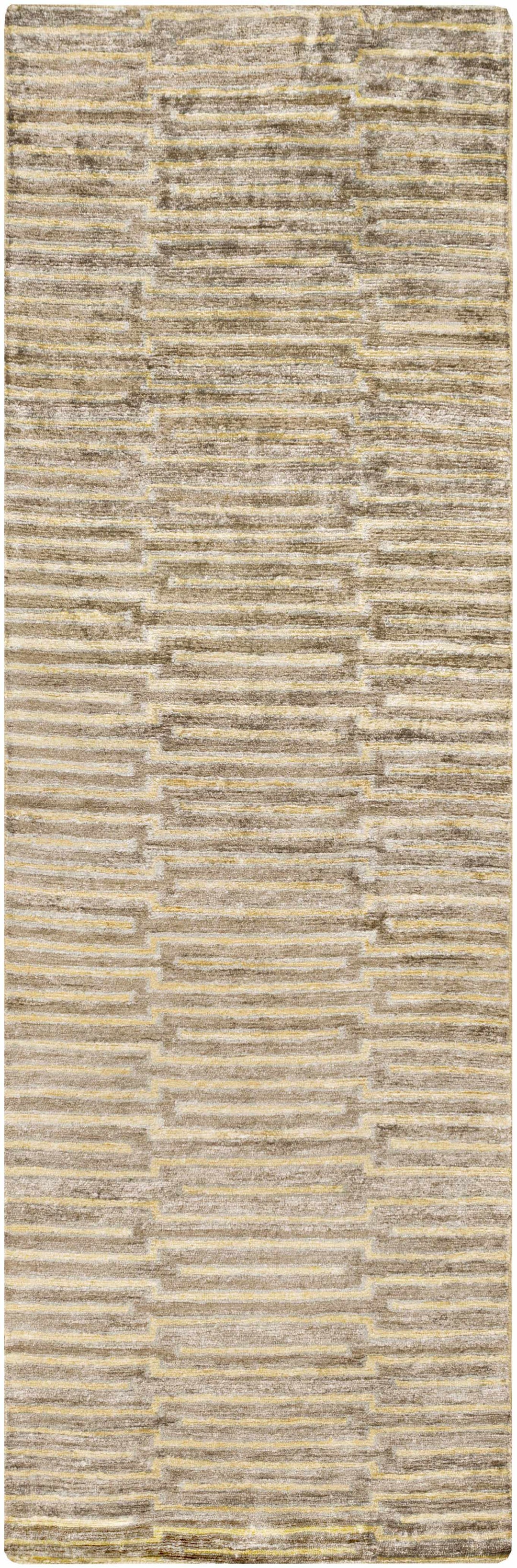 Porthmadog Modern Style Beige Hand Knotted Area Rug