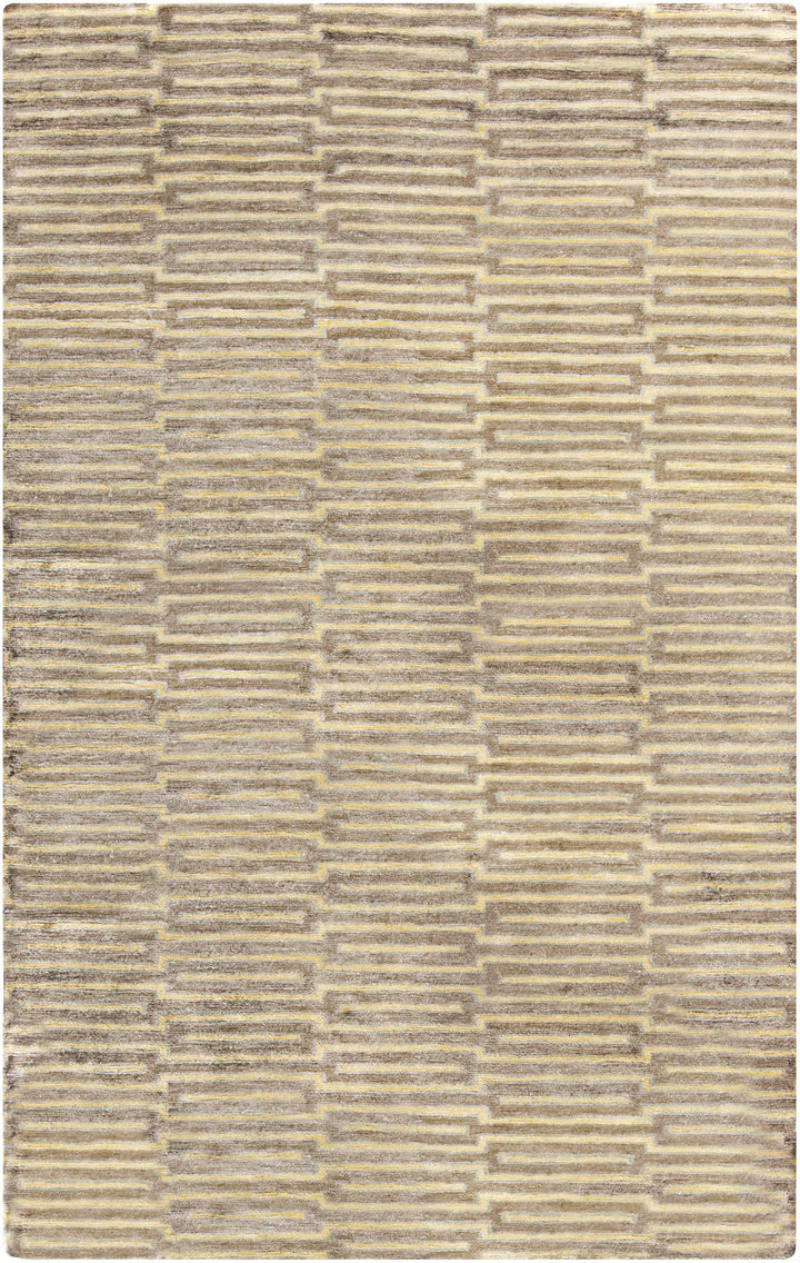 Porthmadog Modern Style Beige Hand Knotted Area Rug