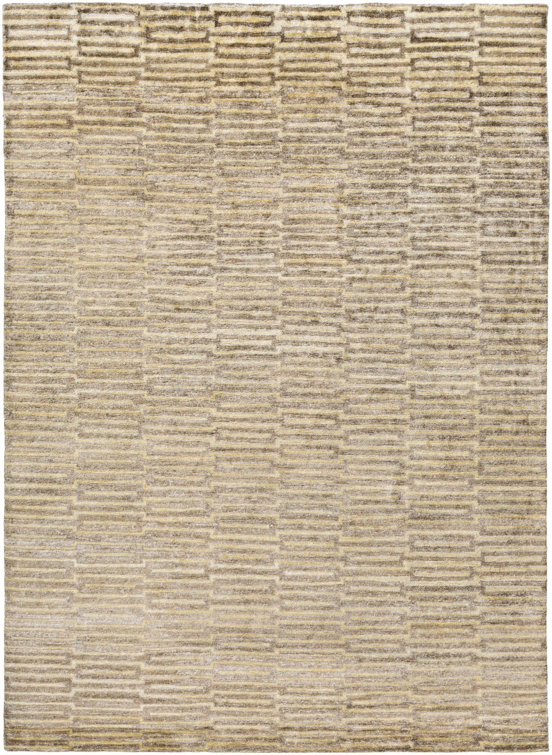 Porthmadog Modern Style Beige Hand Knotted Area Rug - The Rug Decor