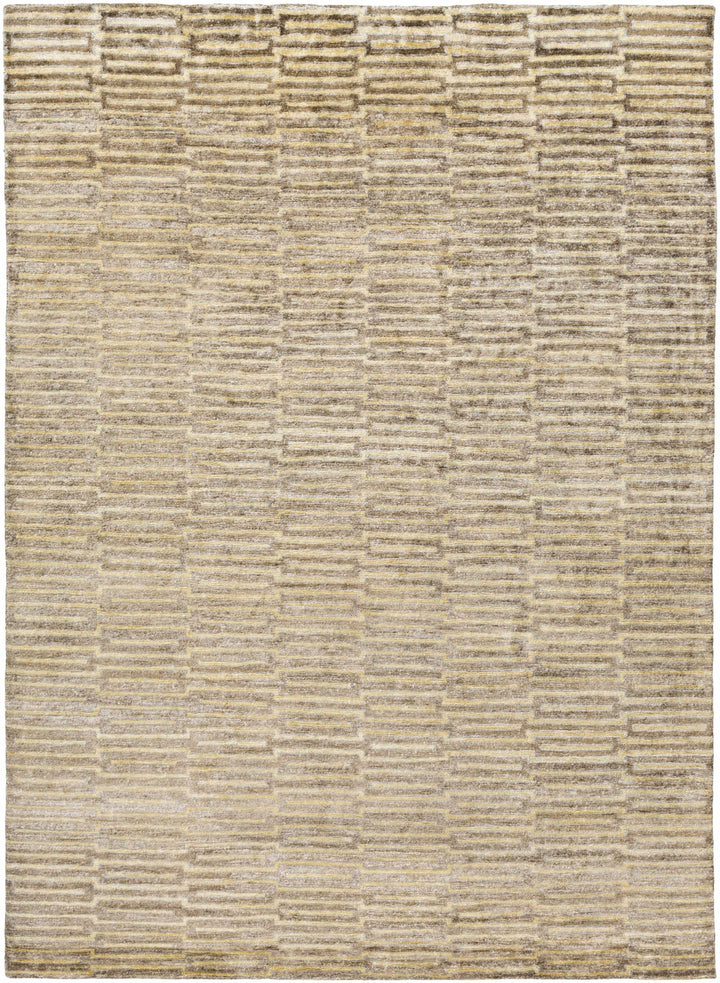 Porthmadog Modern Style Beige Hand Knotted Area Rug - The Rug Decor