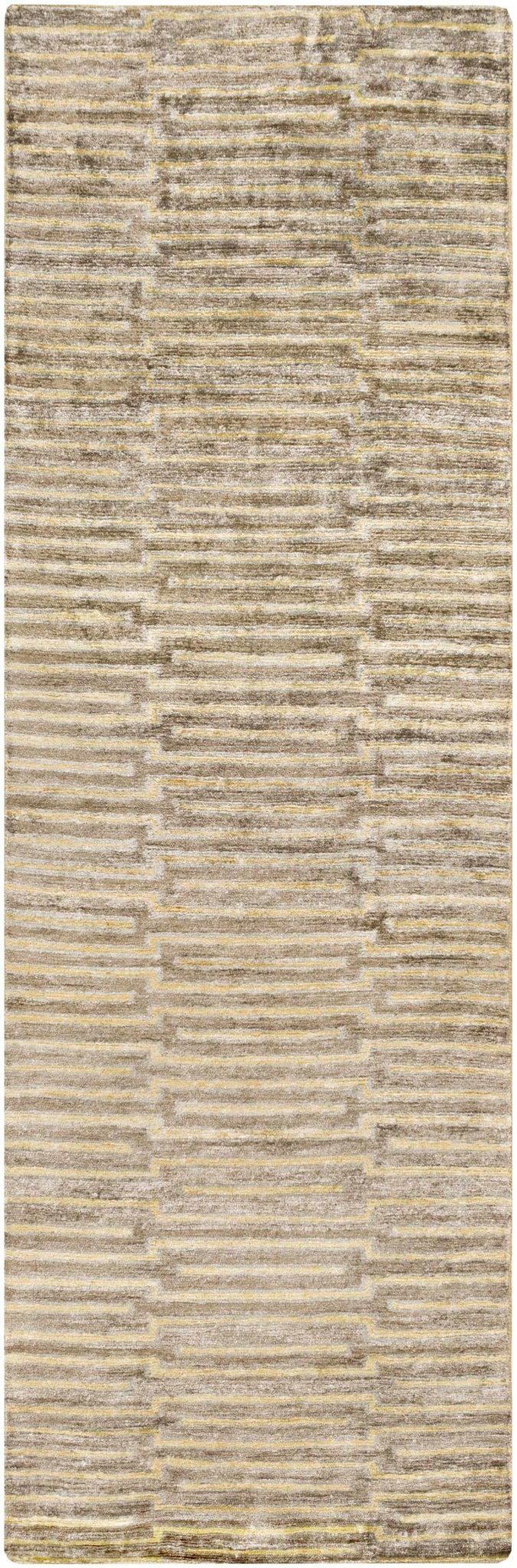 Porthmadog Modern Style Beige Hand Knotted Area Rug - The Rug Decor