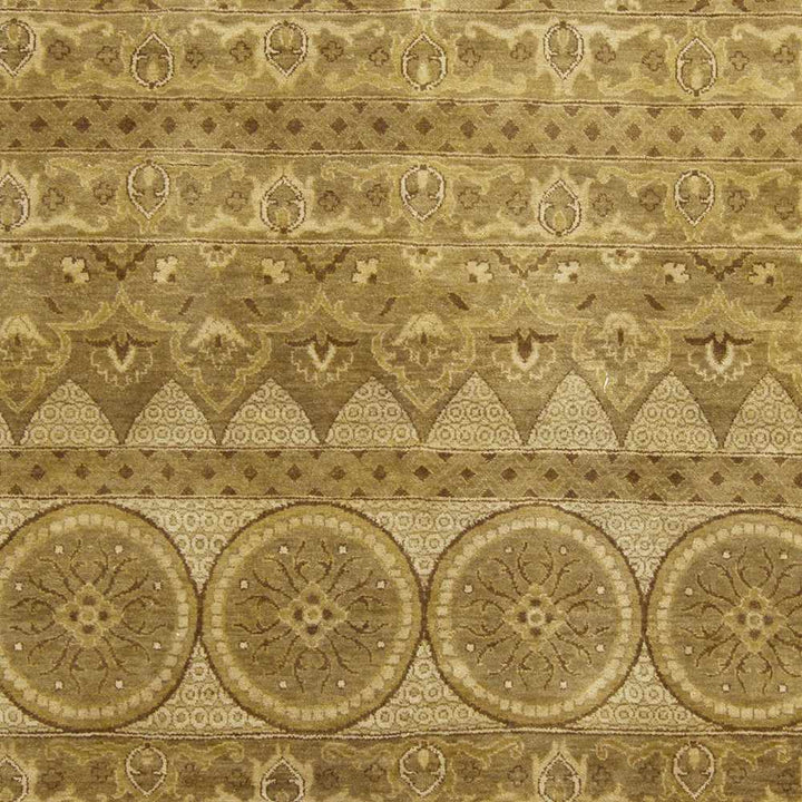 Portis Camel Traditional Style Hand Knotted Wool Area Rug