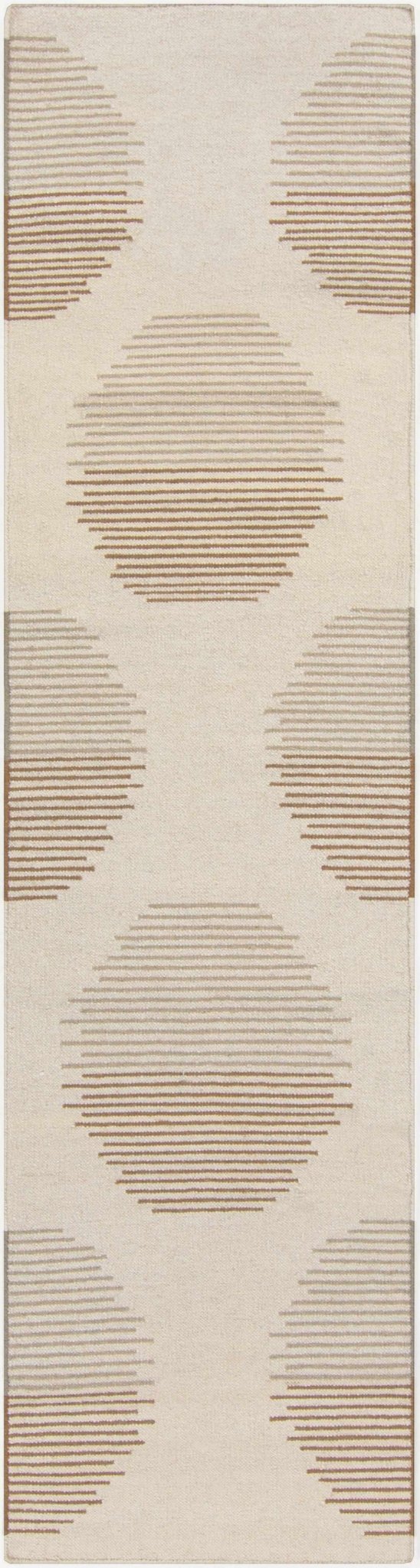 Portstewart Hand WovenContemporary Style Beige Wool Area Rug - The Rug Decor