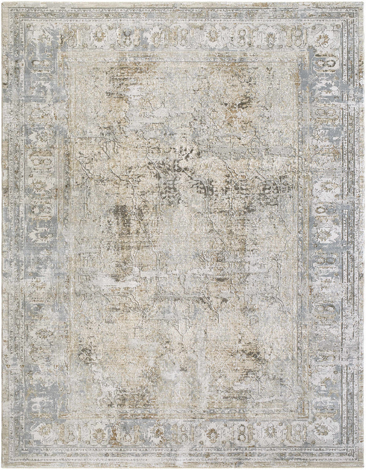 Pryce Traditional Style Beige And Gray Area Rug