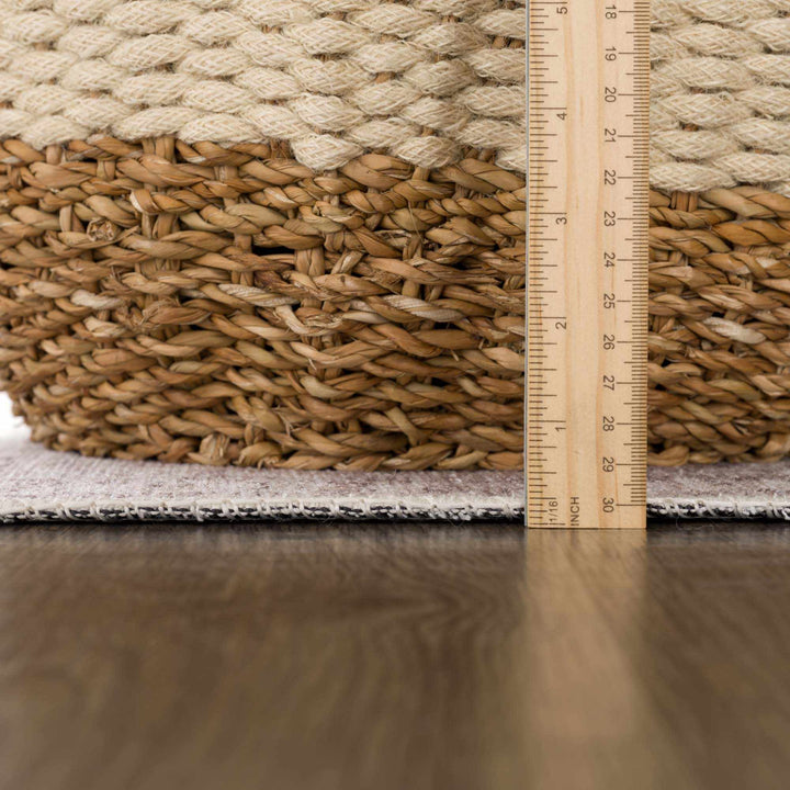 Premium Antique style Ivory, Beige and Brown Traditional Medallion Washable Area Rug - The Rug Decor