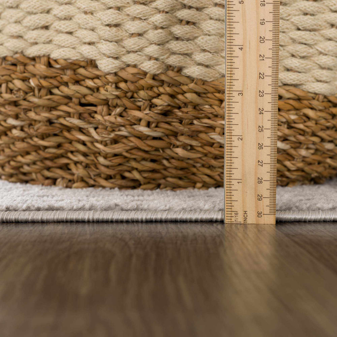 Premium look Beige, Gray and Taupe Traditional Heriz Medallion area rug - The Rug Decor