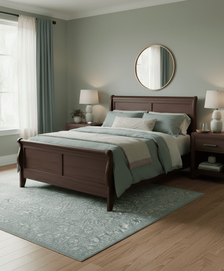 Premium look Floral Ivory and Green 5.6x8 Handloom Viscose Area Rug - The Rug Decor