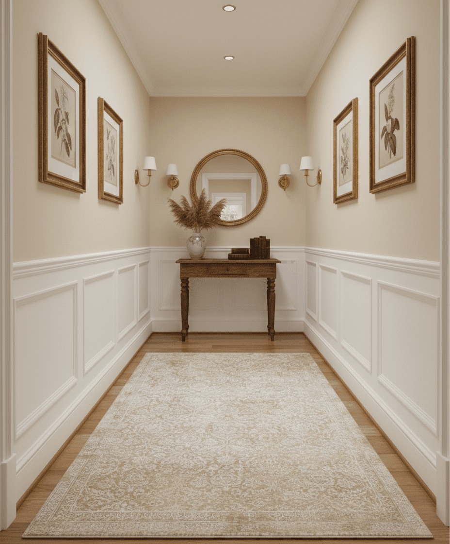 Premium Style Floral Traditional Ikat Large Design Camel and Ivory 5.6x7.9 Hand loom Viscose Area Rug - The Rug Decor