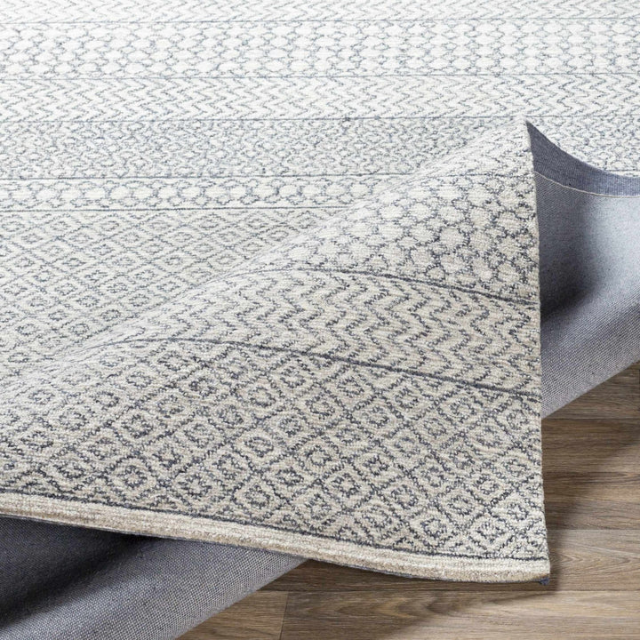 Premium style Ivory and Charcoal Hand Tufted Tribal Multi size Wool Area Rug - The Rug Decor