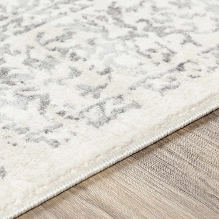 Premium style Traditional Ikat Design Ivory, Beige and Charcoal Area Rug - The Rug Decor