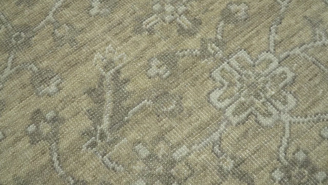 Traditional Camel and Brown Hand Knotted Fine Turkish Knot Wool rug