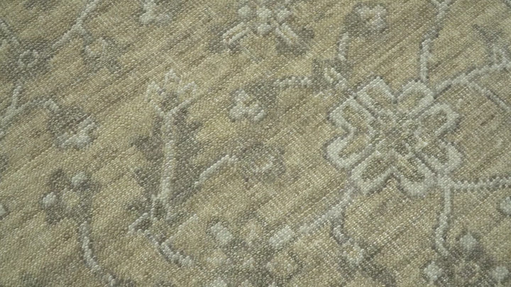 Traditional Camel and Brown Hand Knotted Fine Turkish Knot Wool rug
