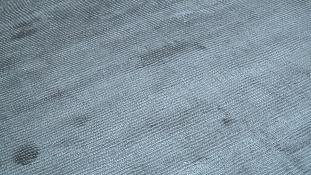 Modern Solid Design Blue Hand Loom 8.8x12 Art Silk Area Rug