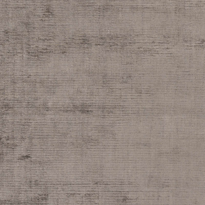 Taupe area rug close-up, fine woven texture with subtle pattern