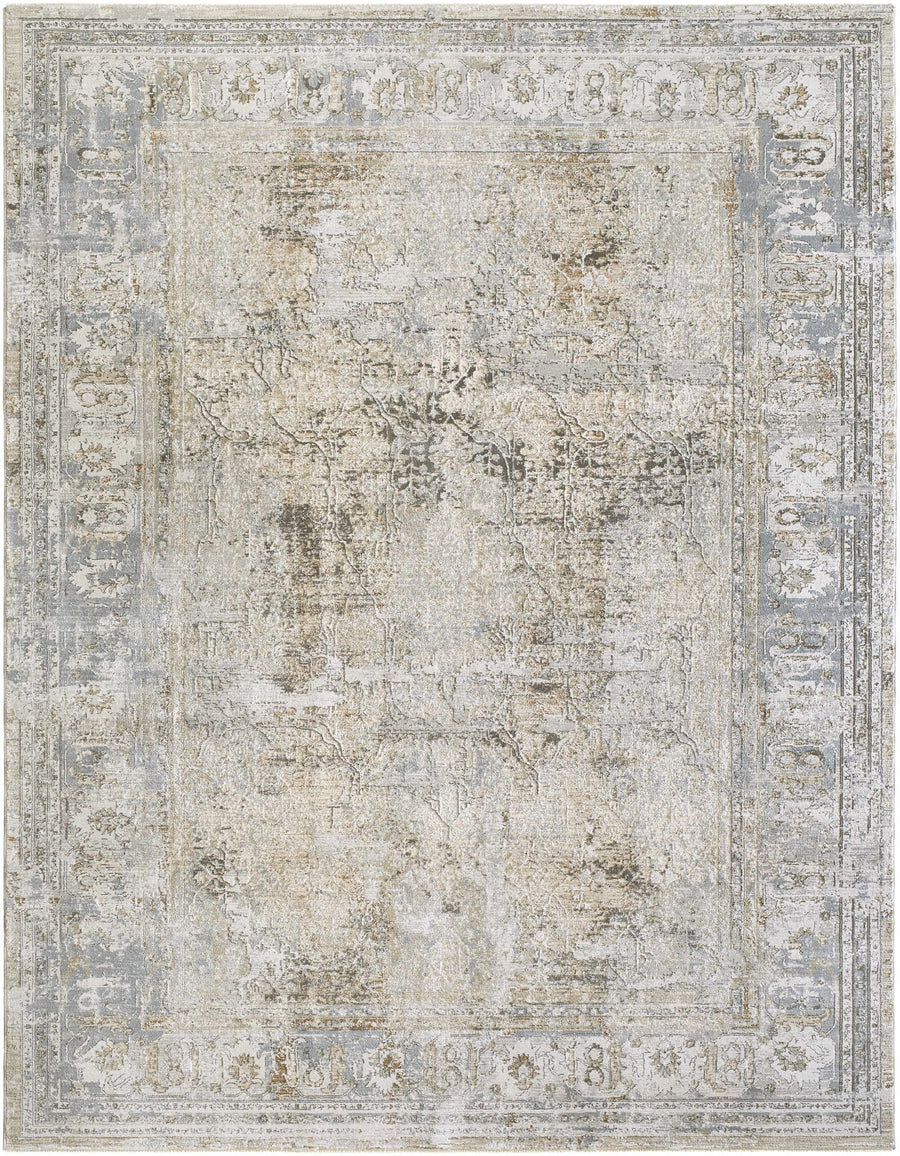 Pryce Traditional Style Beige And Gray Area Rug - The Rug Decor