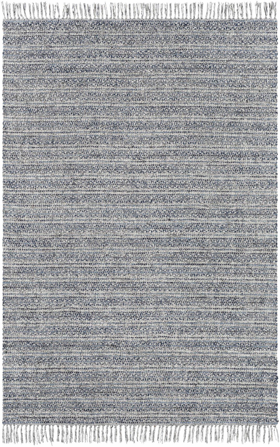 Potterspury Modern Style Gray And Blue Hand Loom Area Rug