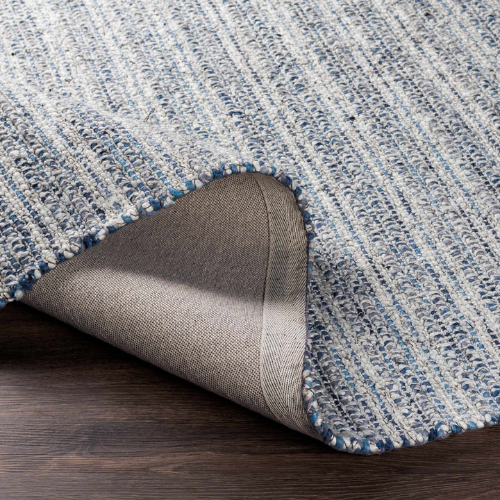 Potterspury Modern Style Gray And Blue Hand Loom Area Rug