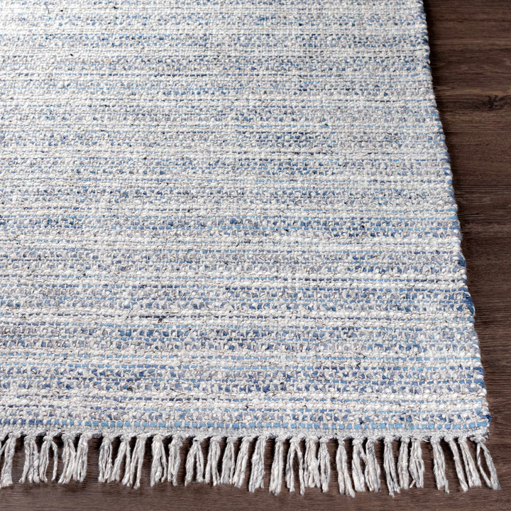 Potterspury Modern Style Gray And Blue Hand Loom Area Rug
