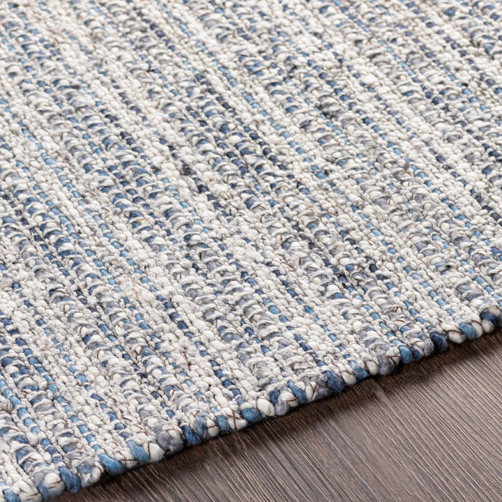 Potterspury Modern Style Gray And Blue Hand Loom Area Rug