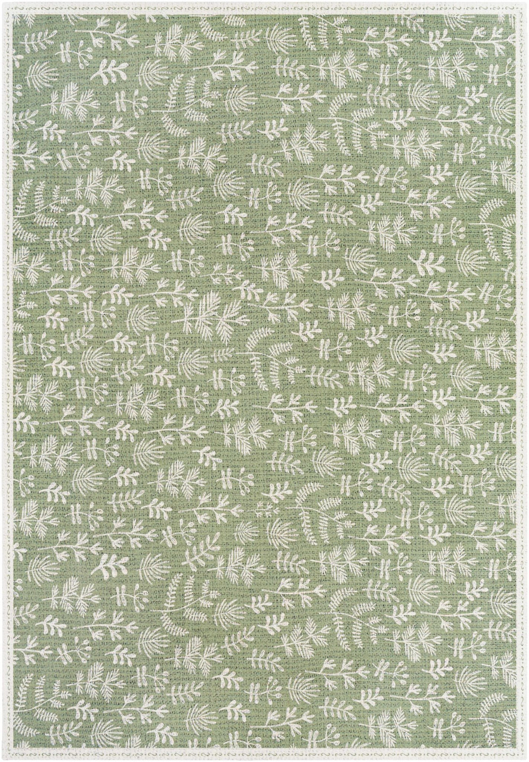 Pulteney Green And Ivory Modern Style Area Rug - The Rug Decor