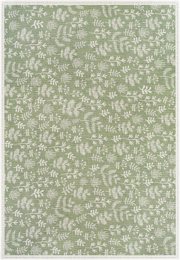 Pulteney Green And Ivory Modern Style Area Rug - The Rug Decor