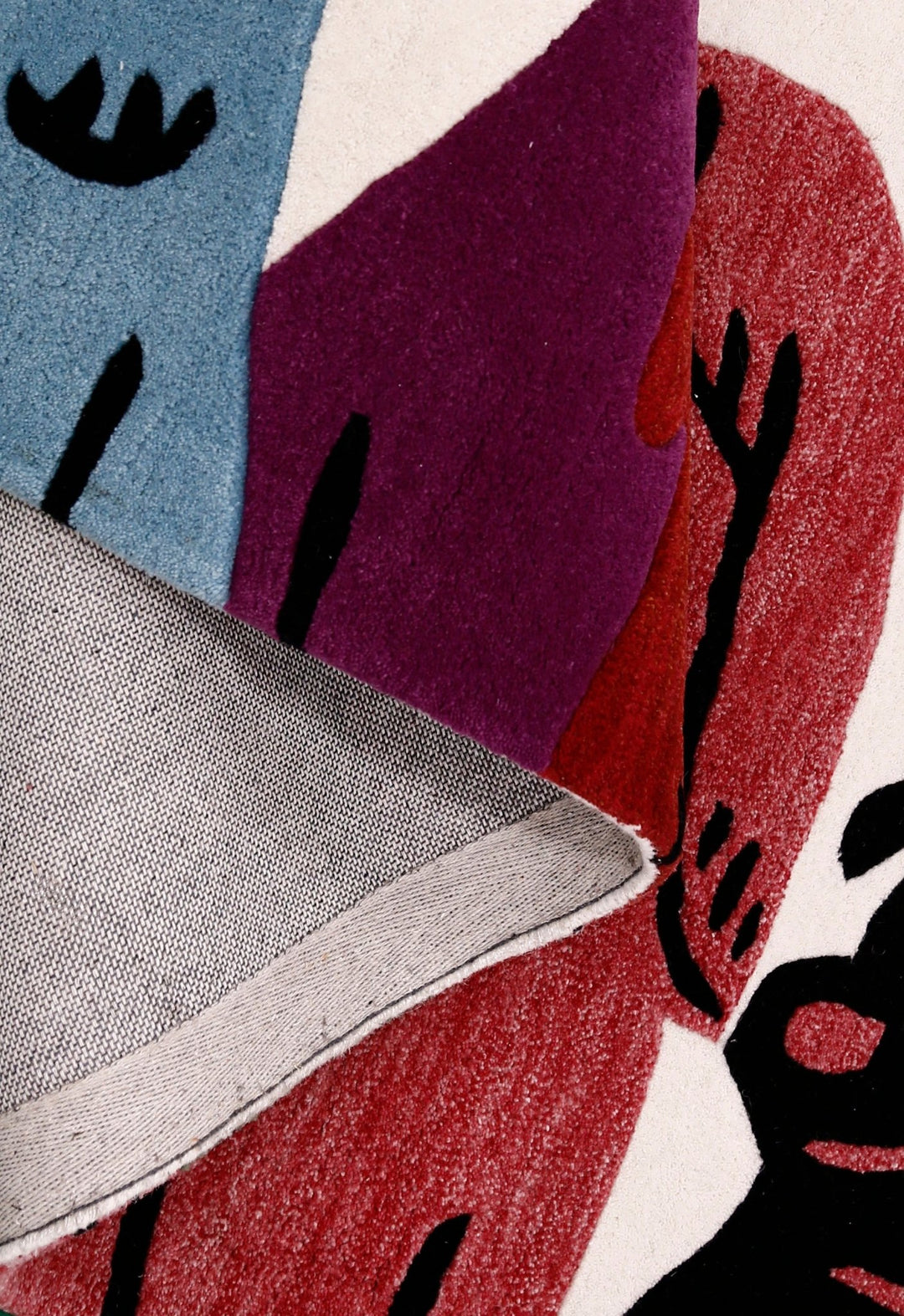 Pup Parade Multicolor Hand Tufted 3x7 Wool Area Rug - The Rug Decor